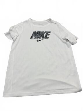 The Nike Tee Boys White The Nike Tee Shirt XL